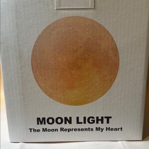 16-Color LED Moon Light Lamp with Remote